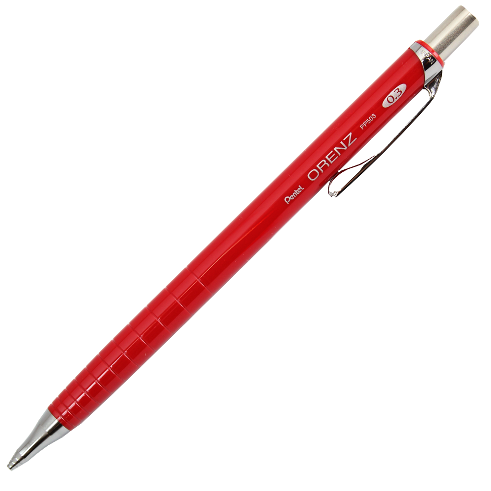 Lapiseira Pentel Orenz 0.3mm Vermelho